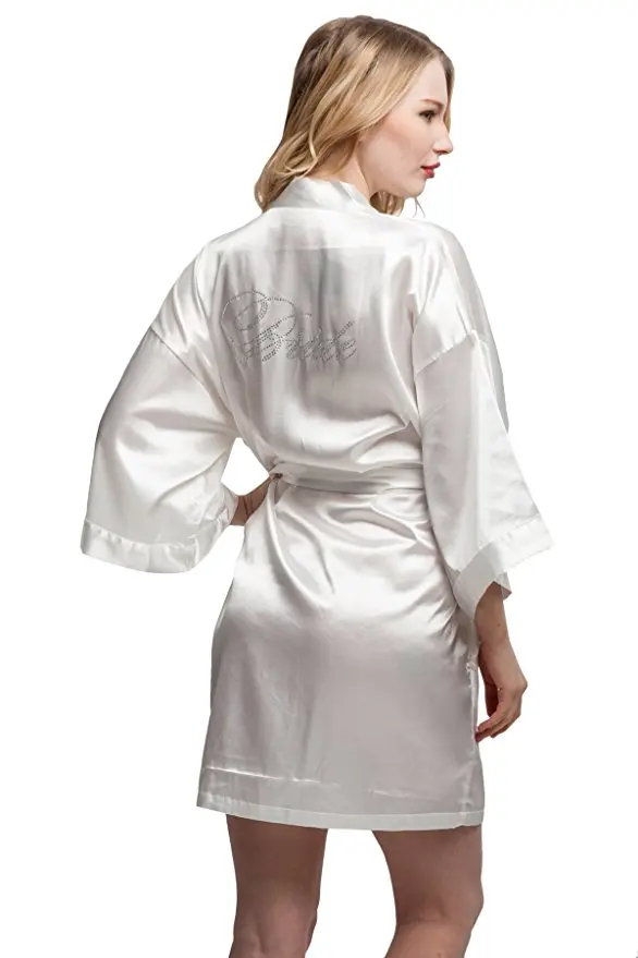 Халат невесты пижамы Нижнее белье для девушек ночное белье Ночная рубашка невесты свадебные халат женский ночная рубашка