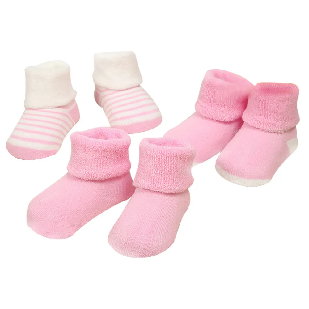 

3 Pairs/Lot Newborn Baby Socks Cotton Anti-Slip Kids Floor Socks Bow Baby Girl Socks Spring Summer Girls Gift sokken
