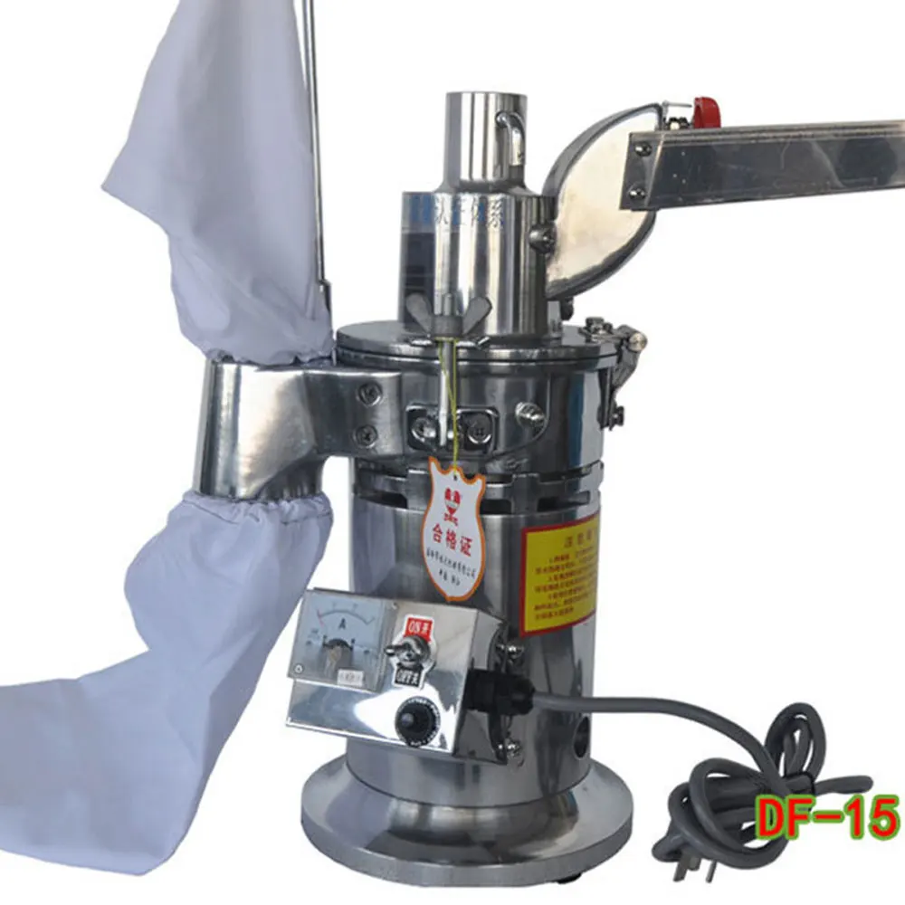 1200W Electric Automatic Flour Mill Machine Continuous Feeding Grain