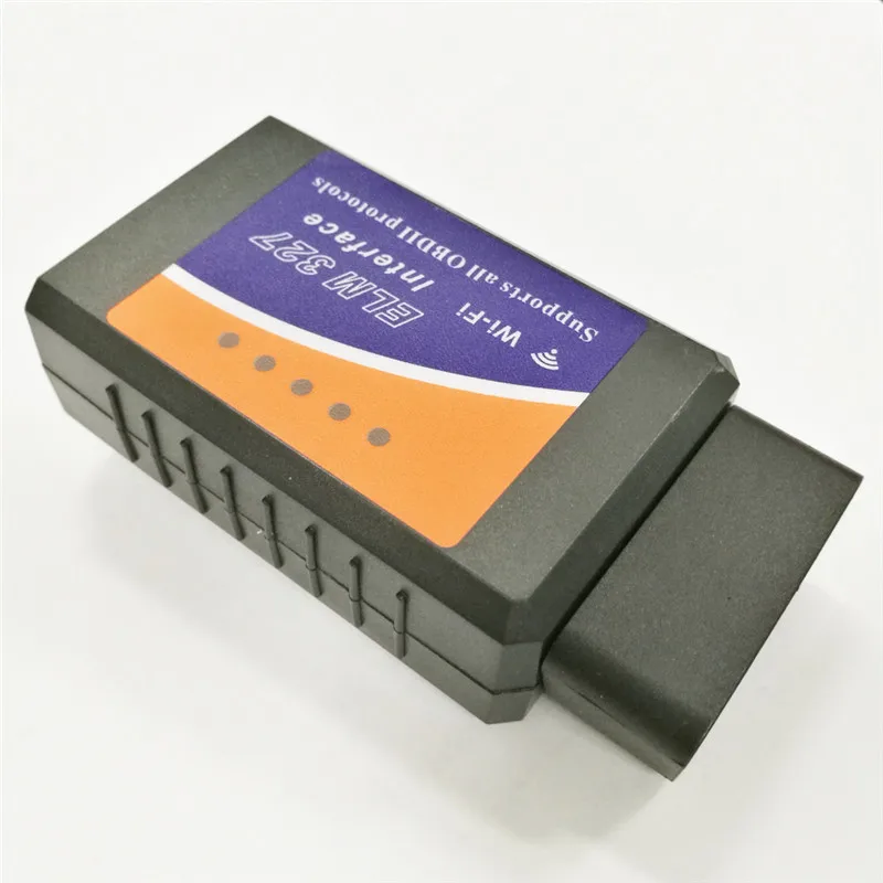 Лучший ELM327 V1.5 OBD2 wifi автомобильный диагностический инструмент ELM 327 OBD II чип сканера PIC18F25K80 беспроводная работа Android/IOS/Windows