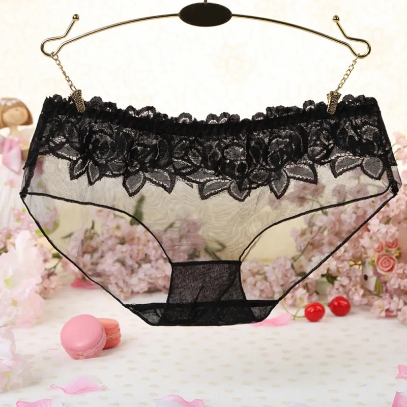 

Women Girls Sexy Lace Low Waist Thongs Underwear Briefs Knickers Lingerie 2016 NEW ARRIVAL