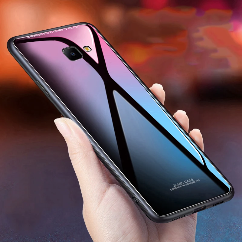 Стекло чехол для samsung galaxy j4 core стекло задняя крышка Мягкие Силиконовые Рамка