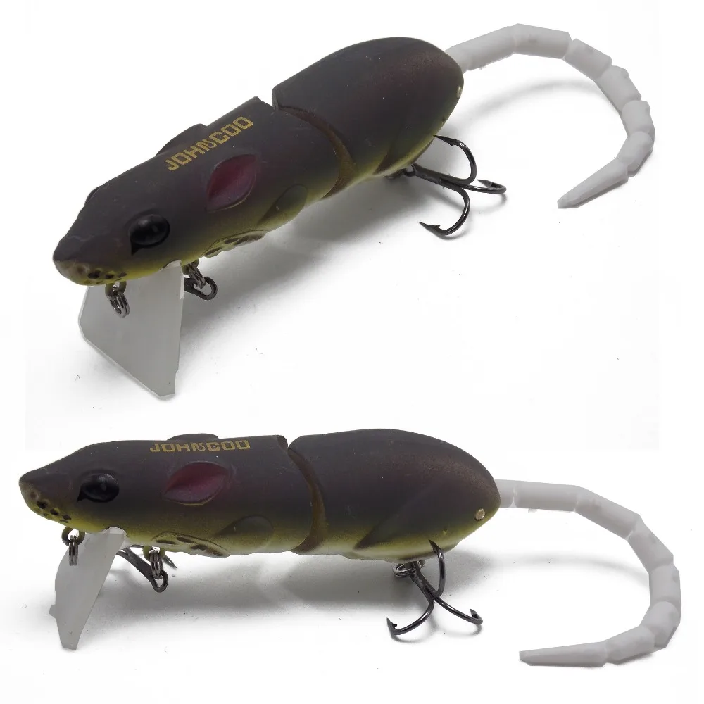 

2pcs crank Rat Hard baits 14g Mouse multi-piece topwater fishing lures