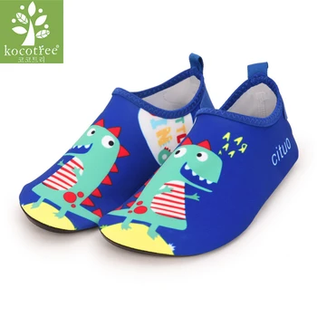 

Children Dinosaur Slippers Boys Skin Care Socks Girls Soft Indoor Run Shoes Kids Diving Swim Beach Shoes Baby Dance Gym Shoes