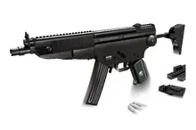 MP5 Снайпер Assault Rifle GUN Оружие Оружие Модель 1:1 3D 597 шт. Модель Кирпич Gun Building Block Набор Игрушек Подарок Для дети