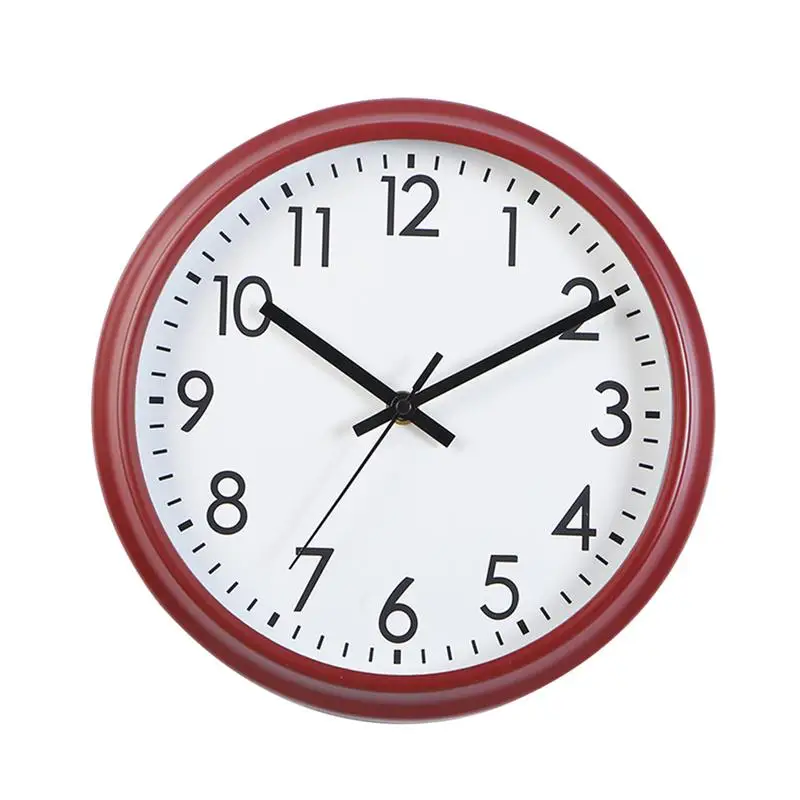 Simple Dial Clock Round Silent Clock Battery Operated Decorative