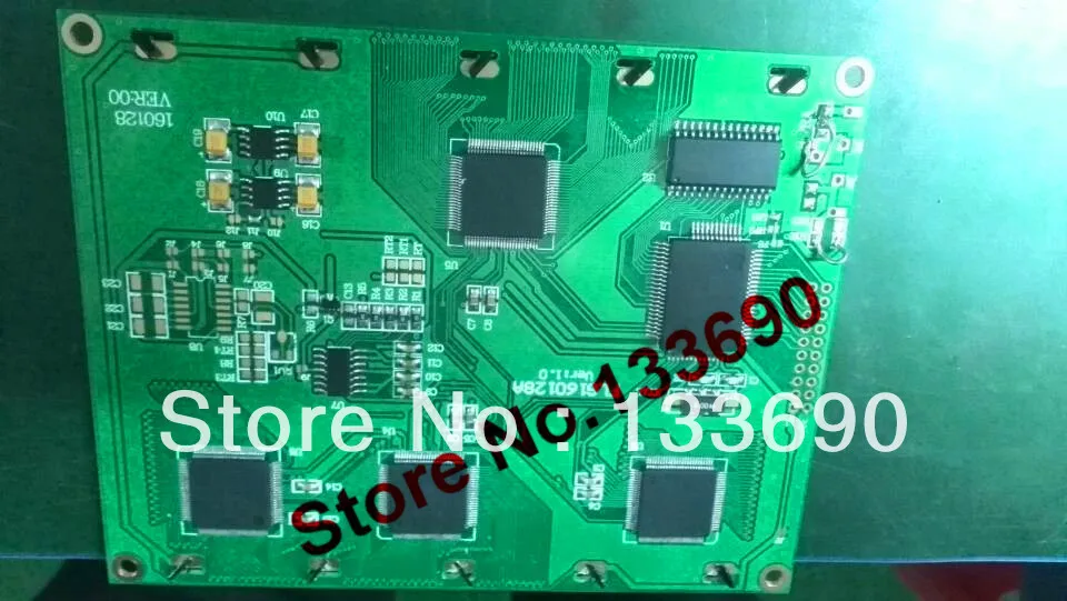 Графический контроллер 5 1 дюйма 160X128 0 в LCM 22pin T6963 желтый зеленый 8080 параллельный