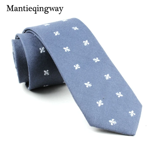 MXR073434 Mantieqingway мужской галстук Бренд хлопковые галстуки для мужчин деловые свадебные костюмы Галстук в цветочек Gravatas официальные галстуки с принтом - Цвет: MXR073434