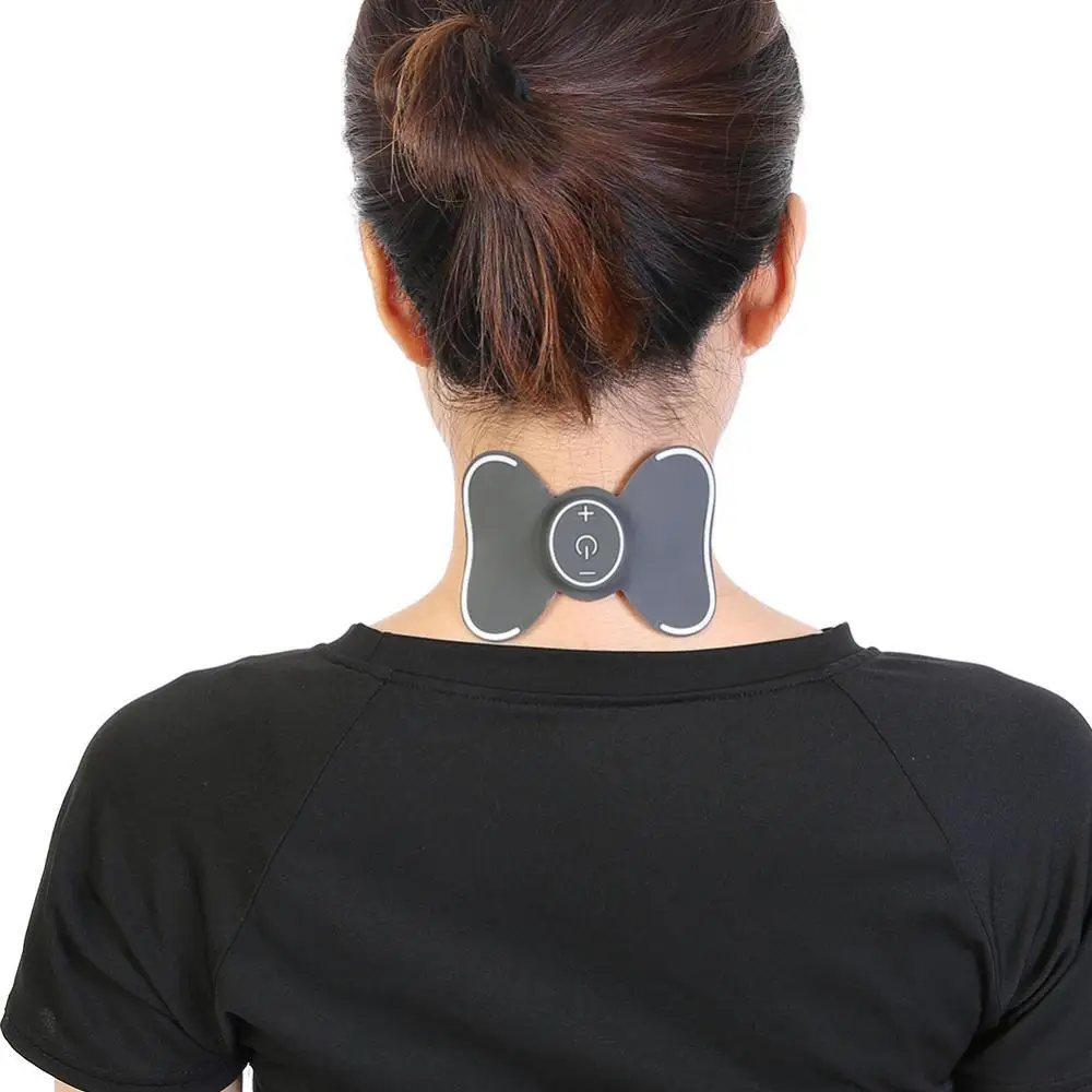 Multi Function Mini Portable Massage Pad Neck Shoulder Digital Massager