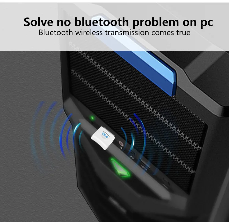 UTHAI T04 USB Bluetooth адаптер для компьютера ПК PS4 Мышь аудио приемник беспроводной аудио передатчик