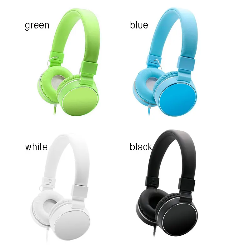 Cute Headphones Candy Color Foldable Kids Headset For Birthday Gifts with Microphone For Xiaomi Mp3 Smartphone PC Laptop