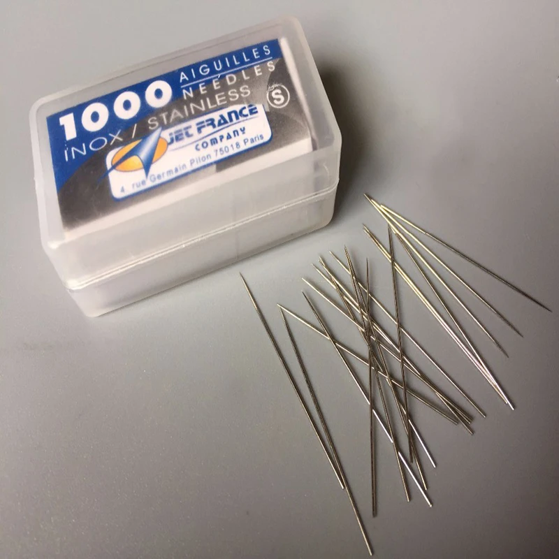 1000pcs/box Loose Tattoo Needles 0.35mm Medical Short Standard Taper