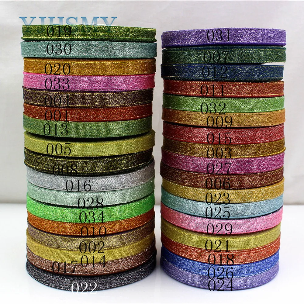 YJHSMY K-171018-10MM 34 color optional 1 roll (25 yards) 10 mm green onion ribbon Party decoration gift packaging DIY materials | Дом и сад