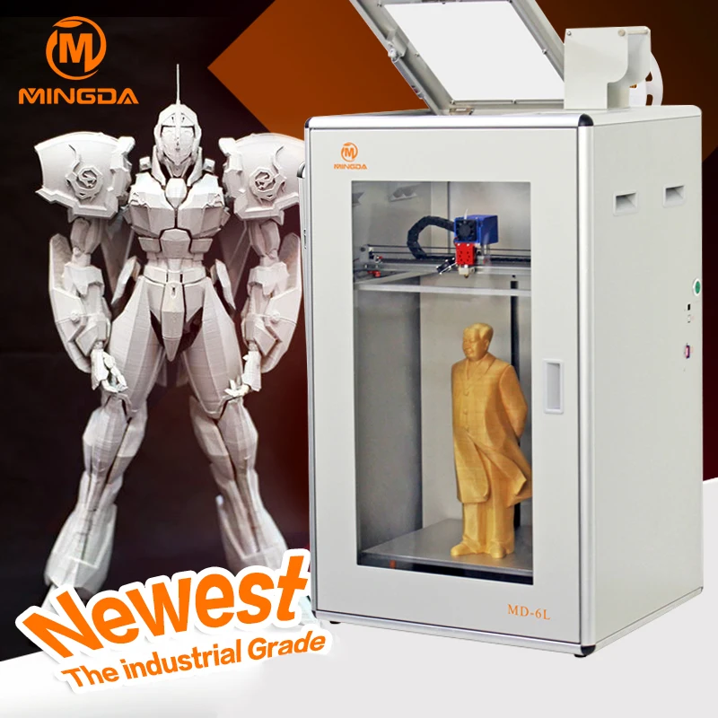 

MINGDA MD-6L Large 3D Printer Machine 400*300*500mm Industrial Large FDM 3D Modeling Printer Machine Professional 3d Printer