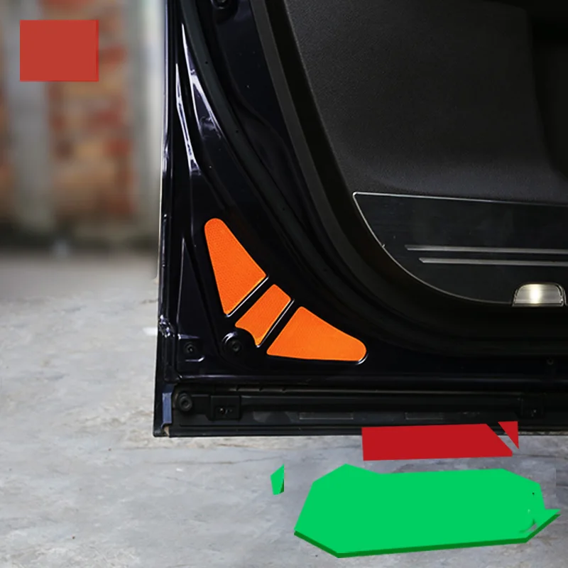 

lsrtw2017 car styling car door relective light sticker for honda odyssey 2015 2016 2017 2018