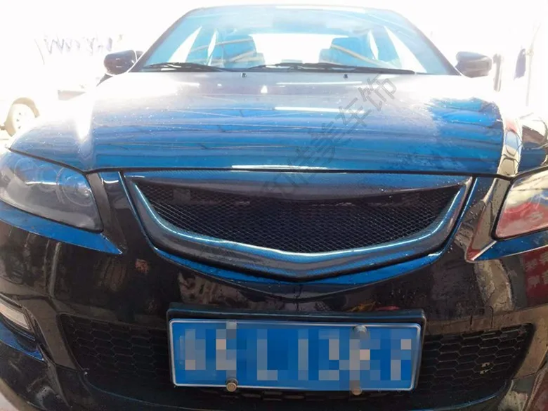 Подходит для MAZDA M6 2011- углеродного волокна на решетку автомобиля, высокое качество