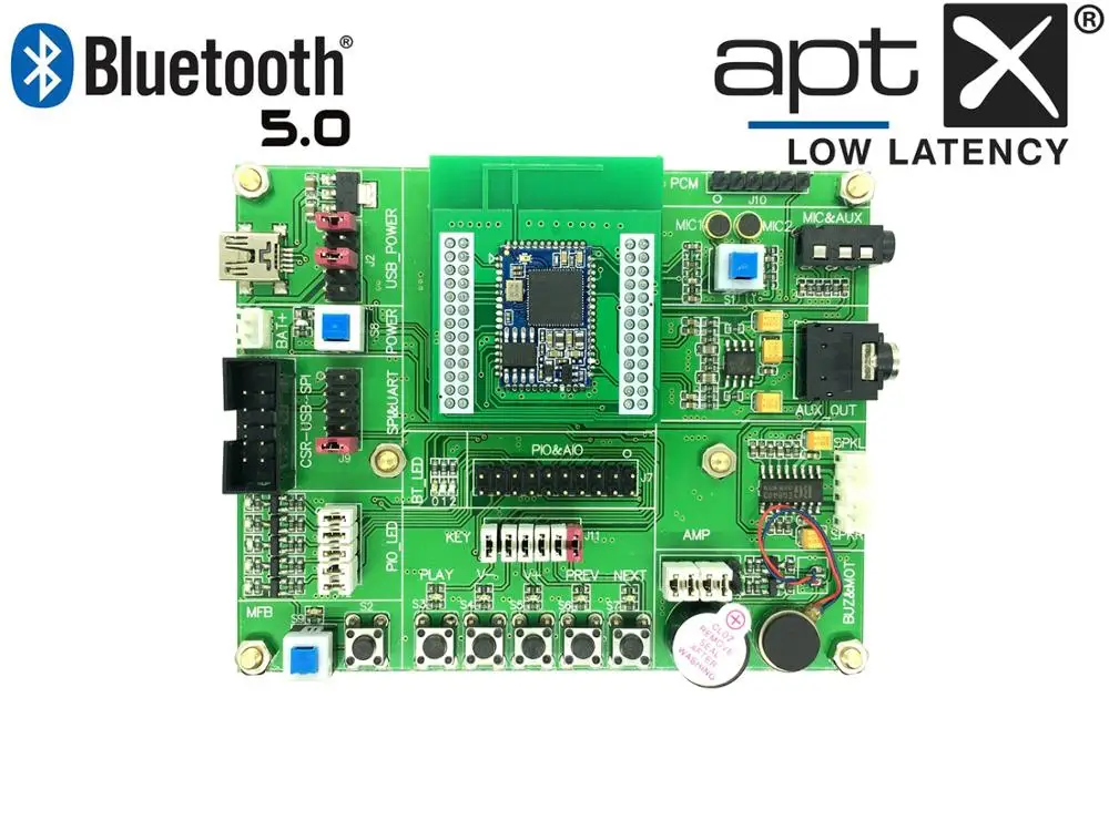 QCC3008 Совет по развитию/CSR Bluetooth/отладки доска/демо доска/эмуляционная карта/Bluetooth 5