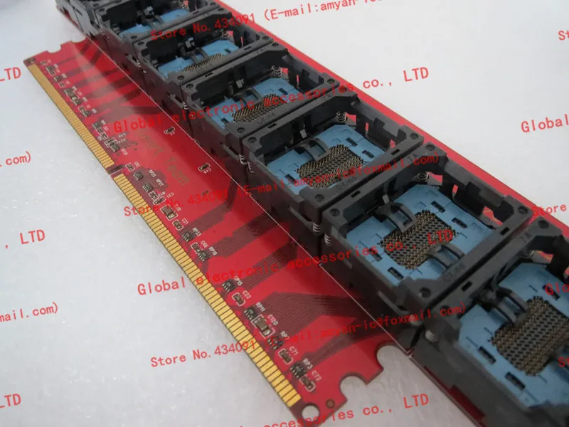 Free Shipping DDR memory test card FBGA66 BGA66 FBGA seat |