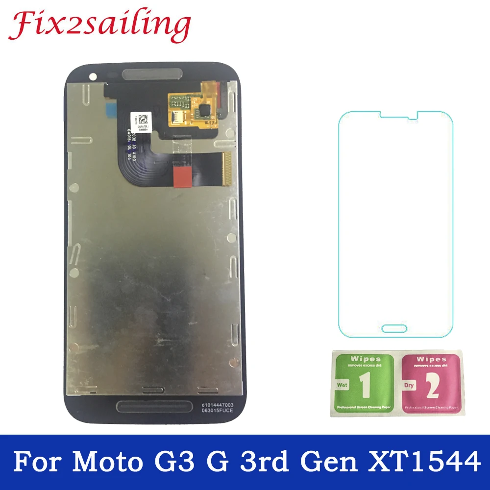 

100% Tested Display For Motorola Moto G3 G 3rd Gen XT1544 XT1550 XT1540 XT1541 XT1543 LCD Display Touch Screen Full Assembly LCD
