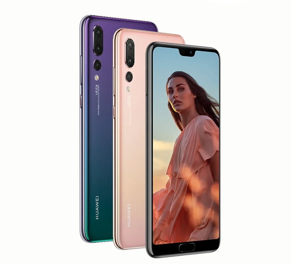 В наличии huawei P20 Pro 6 ГБ 128 ГБ полный LTE Band смартфон 40MP тройной камеры заднего 6,1 "полный вид Экран NFC Android 8,1