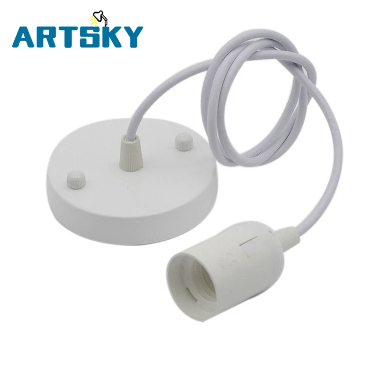 

Restaurant chandelier single head bar table lamp DIY living room lamp lighting accessories lighting ceiling plate E27 lamp