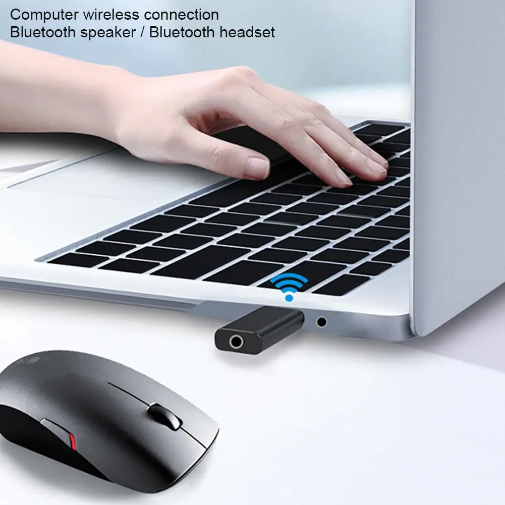 Универсальный USB Bluetooth 5,0 передатчик 2 в 1 ТВ компьютер беспроводной аудио адаптер мини приемник адаптер Wi-Fi с 3,5 мм AUX для