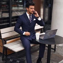 Blue Stripe Suit