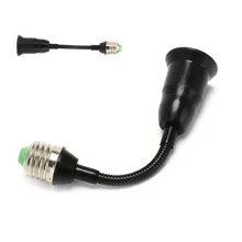 20 см держатель лампы конвертеры переходник гнездо 220 В гибкий E27 удлинитель светодиодный светильник база 1 шт