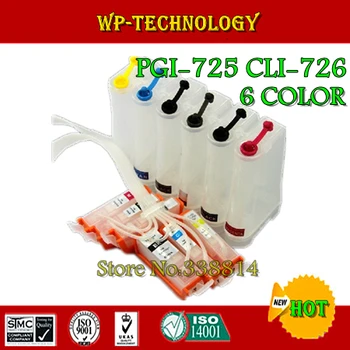 

[Empty] CISS suit for Canon PGI725 CLI726 , 6 color , suit for Canon PIXMA MG6170 MG8170 , With ARC chips