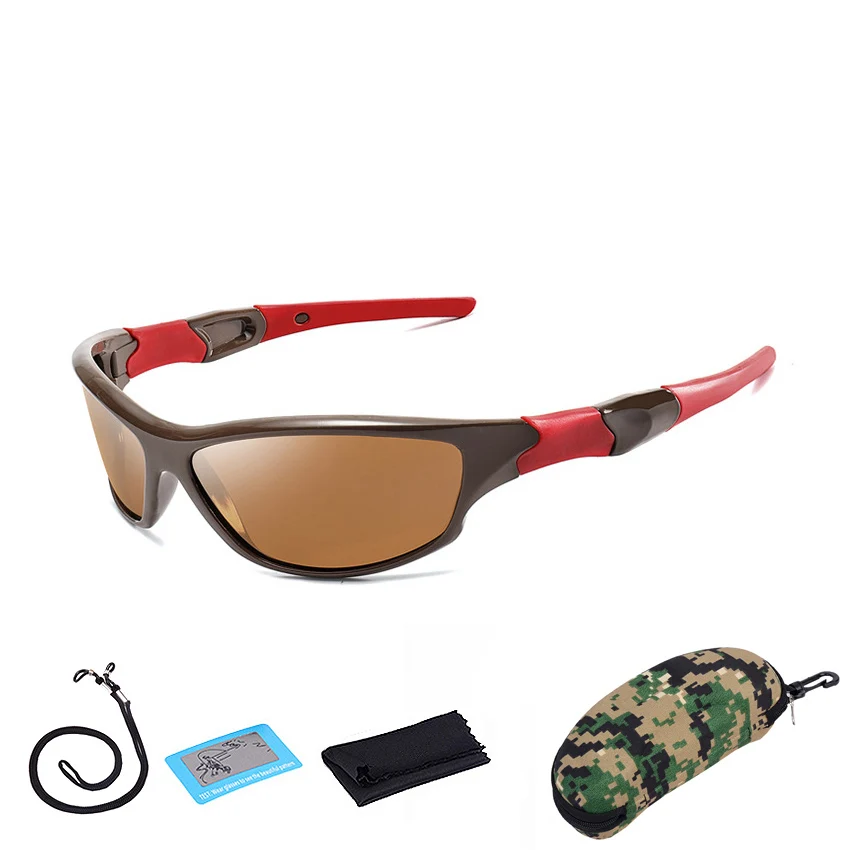 Новые поляризованные солнцезащитные очки, качественные мужские и женские очки для рыбалки, уличные спортивные очки для вождения, мужские UV400 очки для бега и велоспорта - Цвет: F02