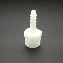 M6 to 4mm OD Pagoda Barbed Plastic Hose Connector Water Pipe Fitting Tube Joint for Garden