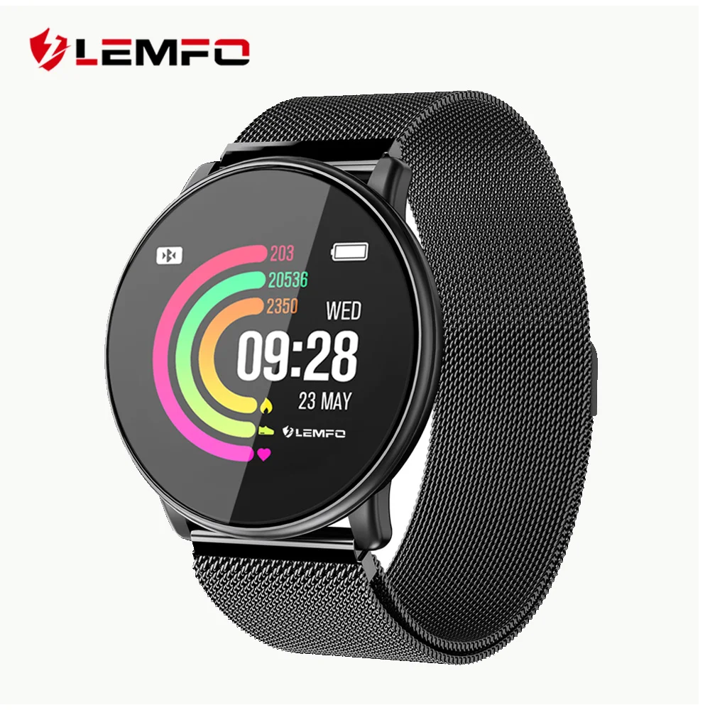 

LEMFO LT03 Smart Watch Men 1.33 Inch Display Starp Replacement Heart Rate Monitor DIY Watch Faces Multi-sports Mode Smartwatch