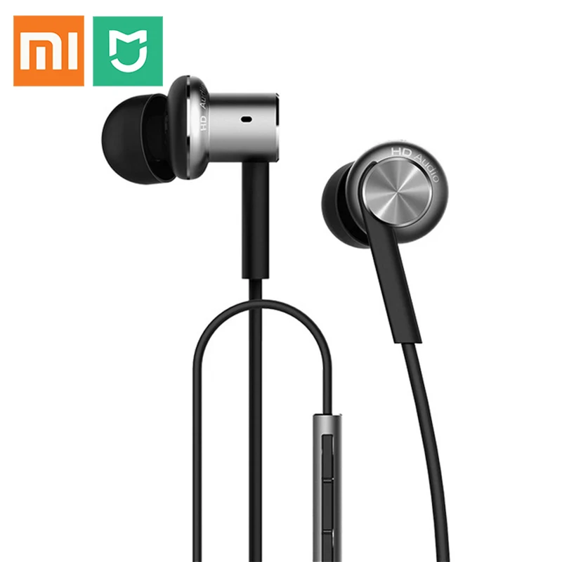 

Original Xiaomi Earphone Hybrid HD Earphones Circle Iron Wired Earset Noise Cancelling Mi In-Ear Headset for Mi6 fone de ouvido