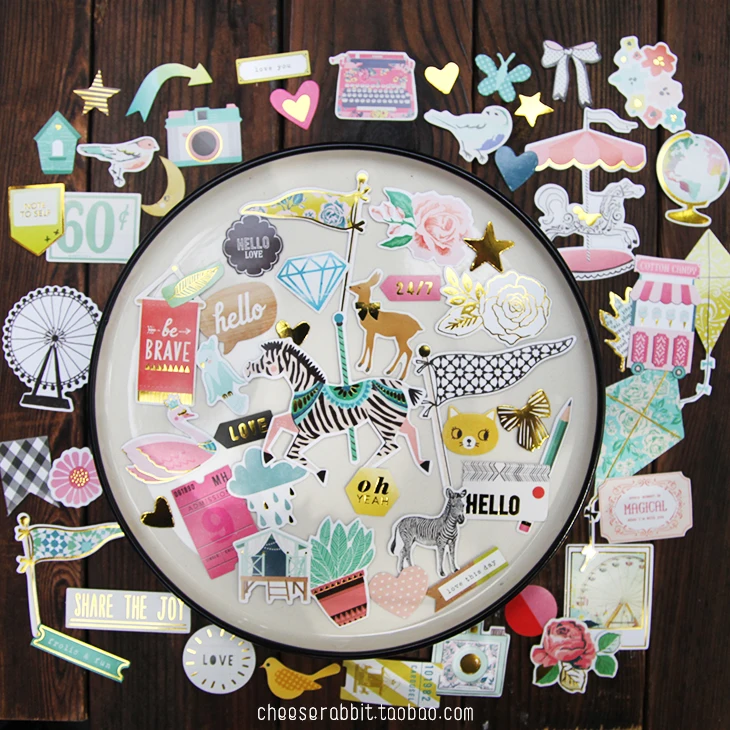 Высечки vyutxa Be Brave Cardstock для скрапбукинга счастливый планировщик/изготовление карт/Журнал проекта
