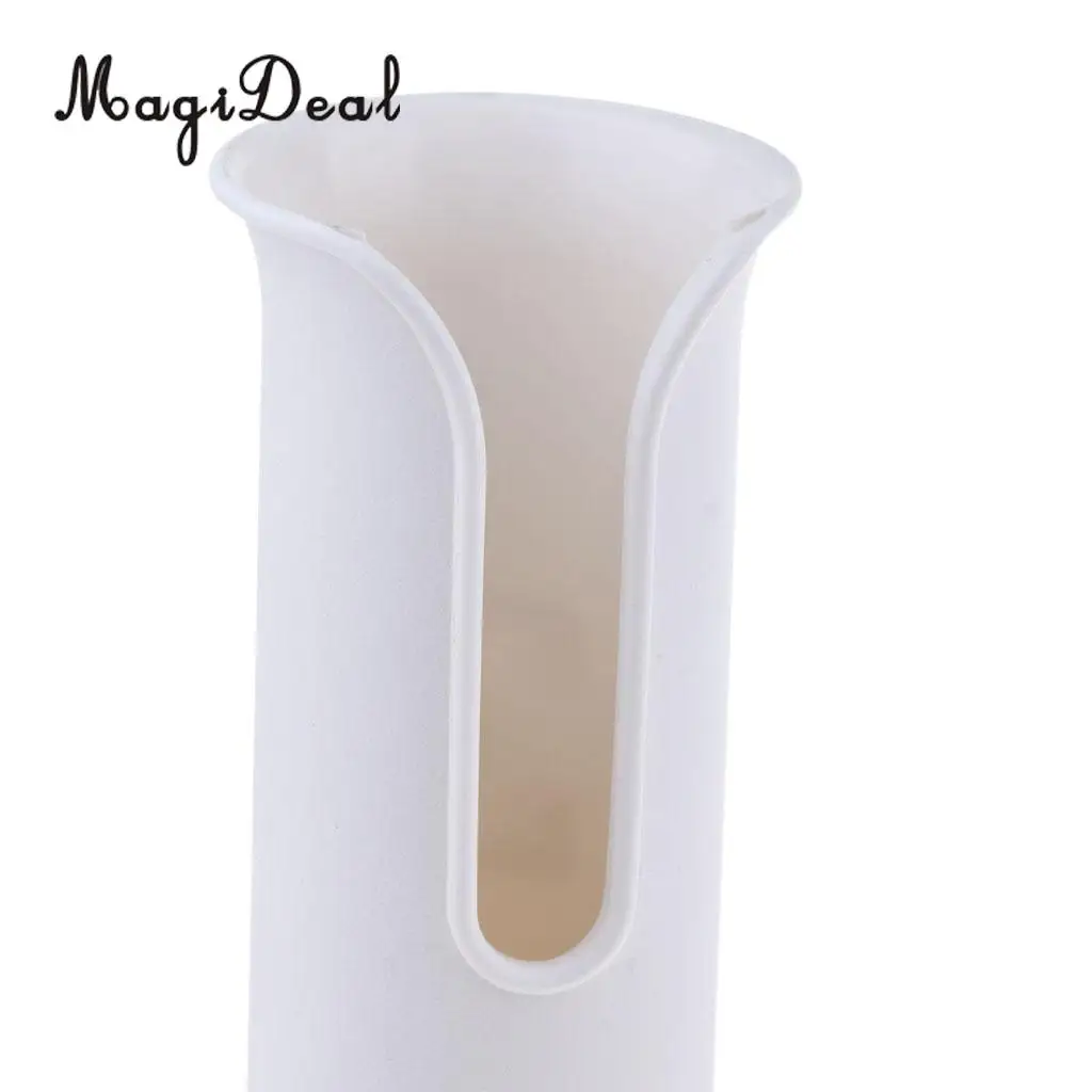 MagiDeal Durable UV Resistant Fishing Marine Boat Yacht Tube Rod Holder Support Stand Rack Side Mount Bracket Fits 1/2/4 Pole