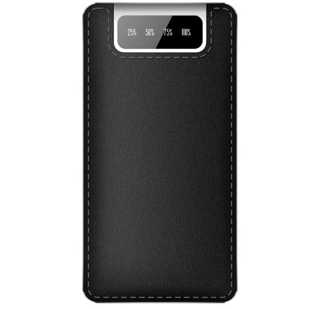 LCD цифровой дисплей Тонкий внешний аккумулятор портативный 8000 мАч двойной USB