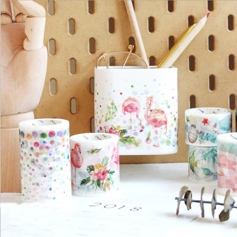 

15-30mmX8m lucky color serie decorative washi tape DIY Diary Scrapbook paper tapes kawaii adhesive tape label sticker stationery