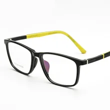 Большой размер TR90 квадратные студенческие очки близорукость очки для мальчиков и девочек крутые Медицинские силиконовые очки с оправой