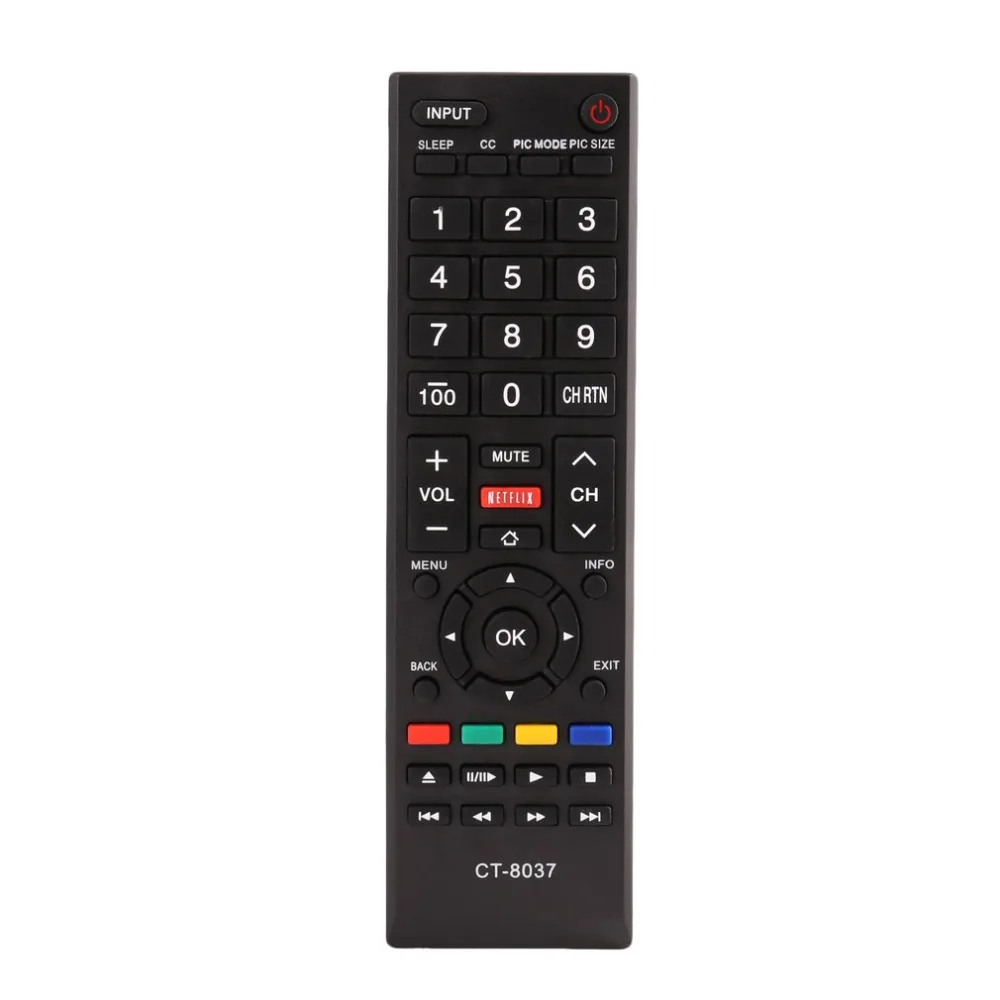 

1 pcs TV Smart Remote Control Controller Perfect Replacement Fit For Toshiba CT-8037 Television Smart Remote Controller