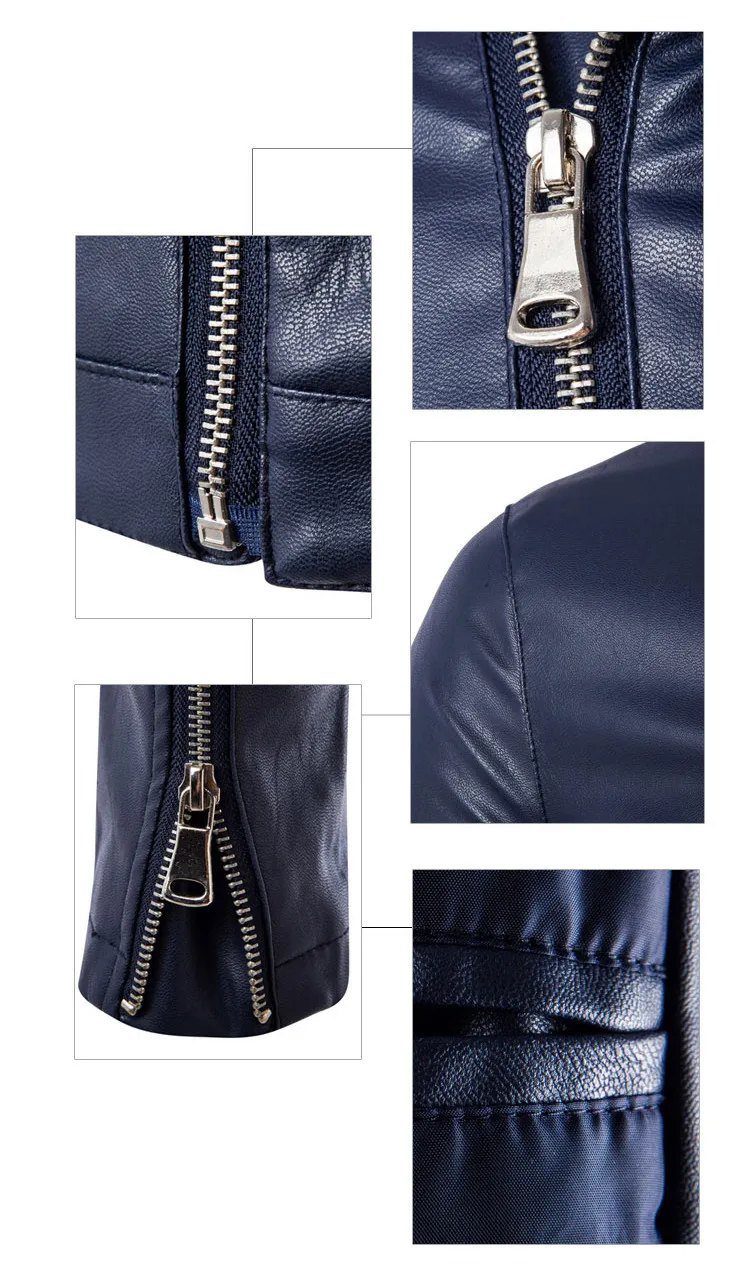Красивые мужские кожаные куртки с косой планкой Jaqueta De Couro Masculina мотоциклетная модная дизайнерская тонкая верхняя одежда из искусственной кожи большого размера