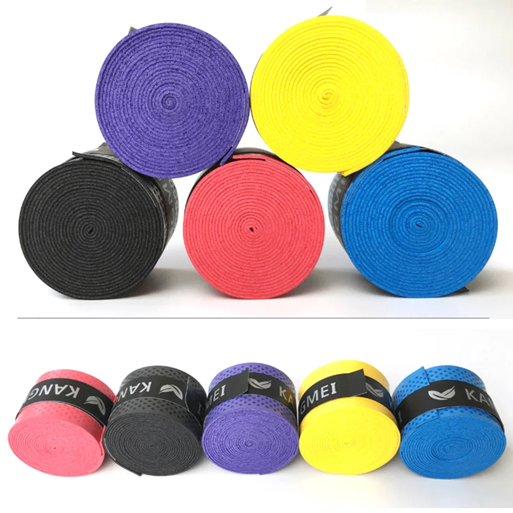 

10pcs Dry Tennis Racket Anti-skid Sweat Absorbed Wraps Taps Badminton Grips Racquet Vibration Overgrip Sweatband Hot Sports