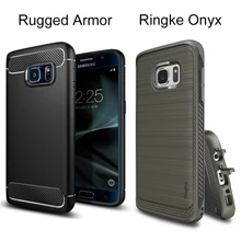 Original SGP Rugged / Ringke Onyx Cases for Galaxy S7 (5.1 inch) Durable Flexible TPU Defensive Case for Samsung Galaxy S7