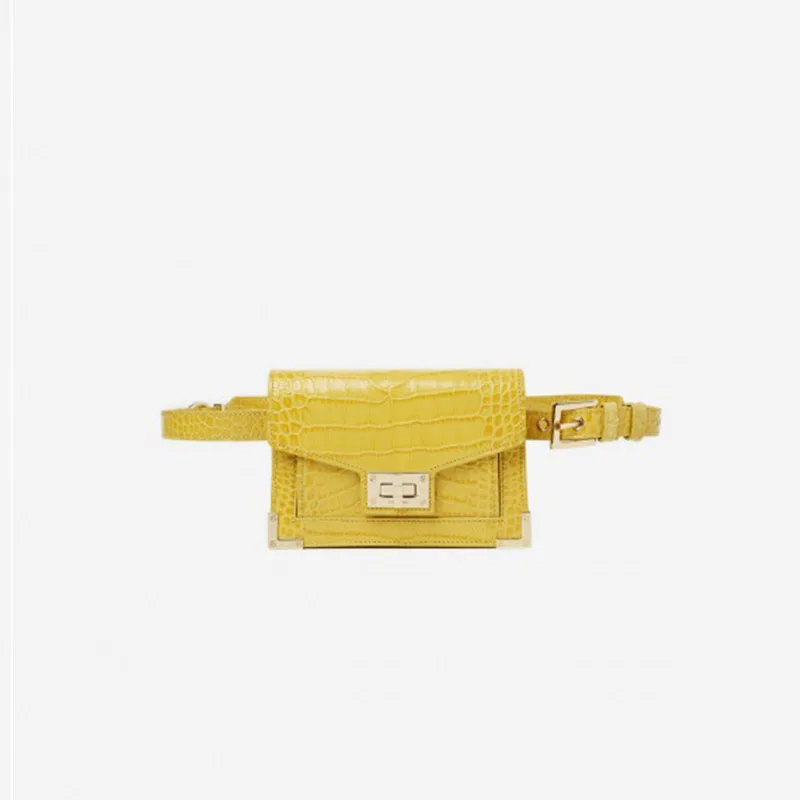 

Caker Brand 2019 Women Alligator PU Leather Waist Bag Fashion High Quality Chest Bags Drop Shipping