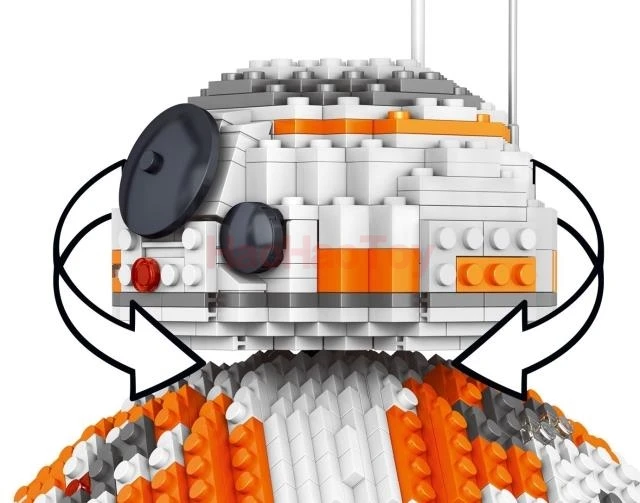 LELE/35020 2069 шт MOC Star Battle Ultimate коллекционера BB8 робот модель строительные блоки