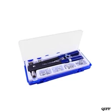 Прямая поставка и 86 шт. ручной тип Резьбовая гайка заклепки набор инструментов ручной гайка заклепки пистолет клепальщик Rivnut Nutsert M3-M8 MAY28