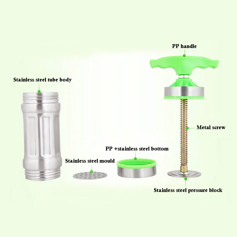 Ручной прибор для лапши производители из нержавеющей стали пасты делая машину спагетти пресс кухонные инструменты в том числе 3 модели