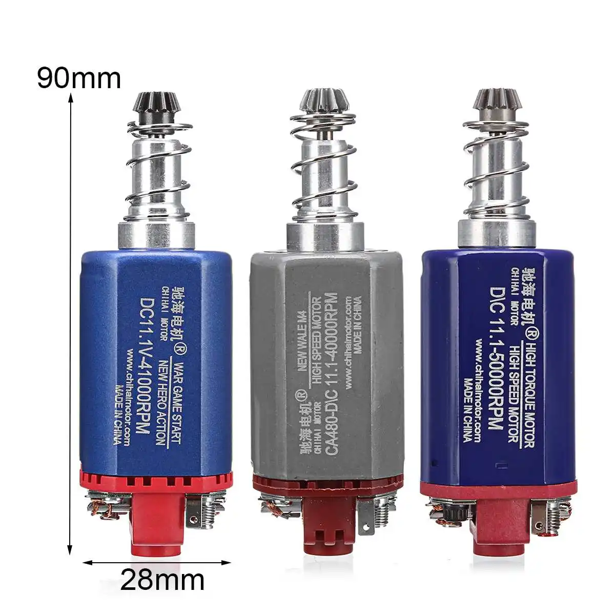 11,1 V 40000/41000/50000 об/мин 480 высокий крутящий момент Скорость электродвигатель постоянного тока для nwell M4 AEG M110 M12 гель мяч Бластеры игрушка Пистолеты Замена доступом