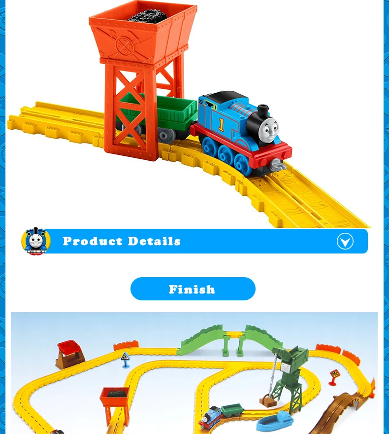 Thomas& Friends, электрическая серия, мини-игрушка, магнитная железная дорога для поезда, Brinquedos, brencam Docks, роскошный набор, игрушка Томас для детей