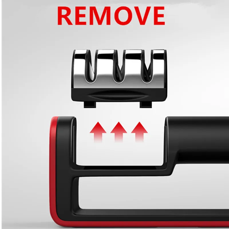 Профессиональная точилка для ножей, алмазная, быстрая, профессиональная, 3 этапа, точилка для ножей, инструменты для заточки, камень, кухонные аксессуары