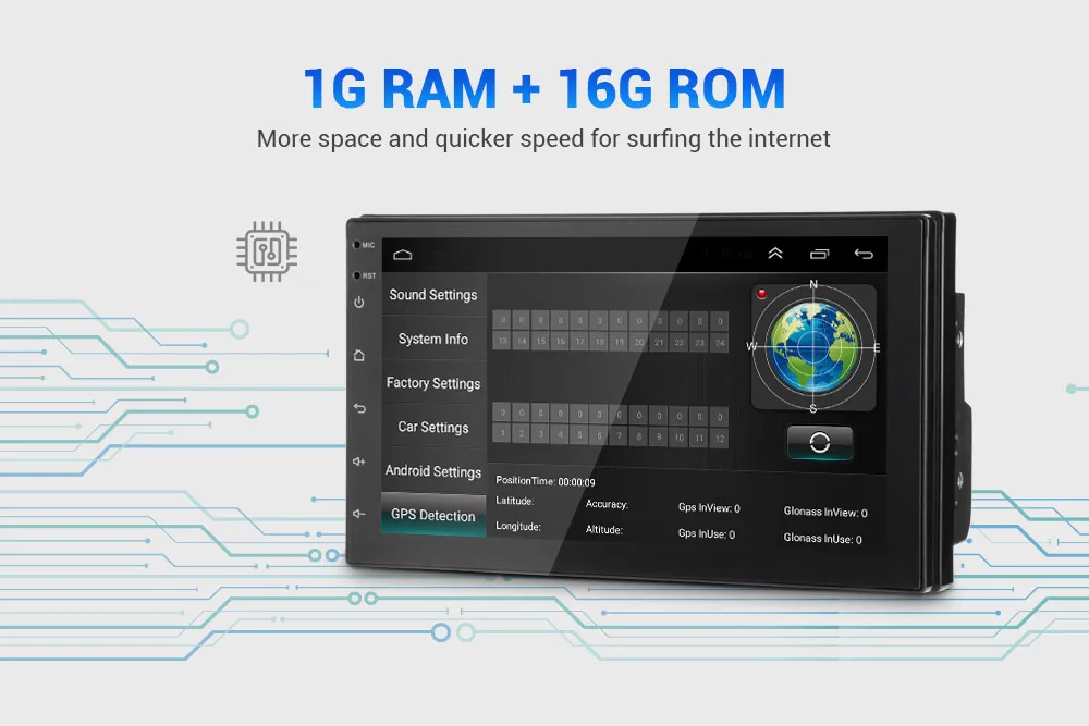 Sale 2din Android GPS Navigation Car Radio MP5 Player For VW Toyota Universal USB Audio Players Bluetooth Support OBD TPMS DVR WiFi 9
